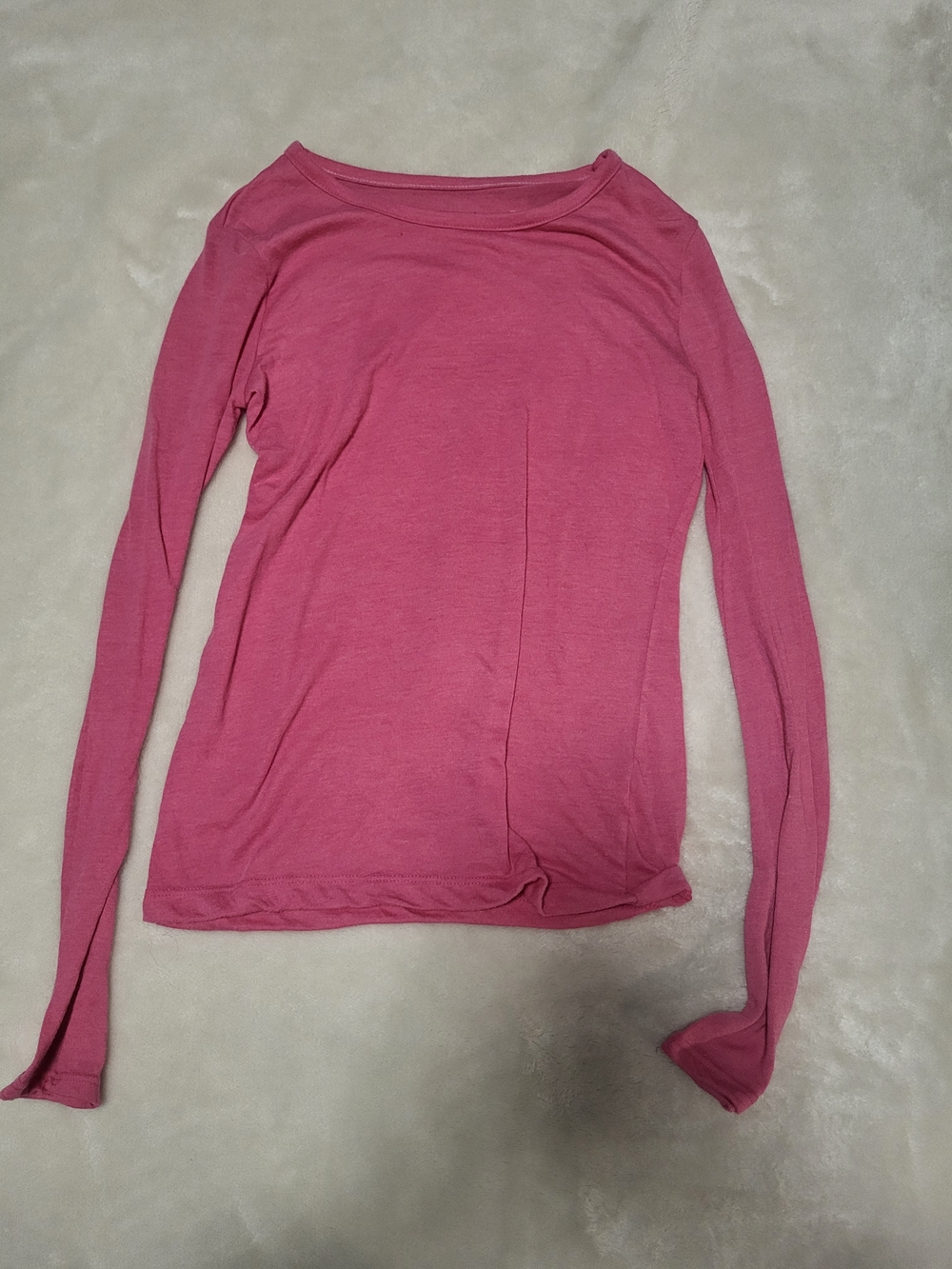 Pink long sleeve top
